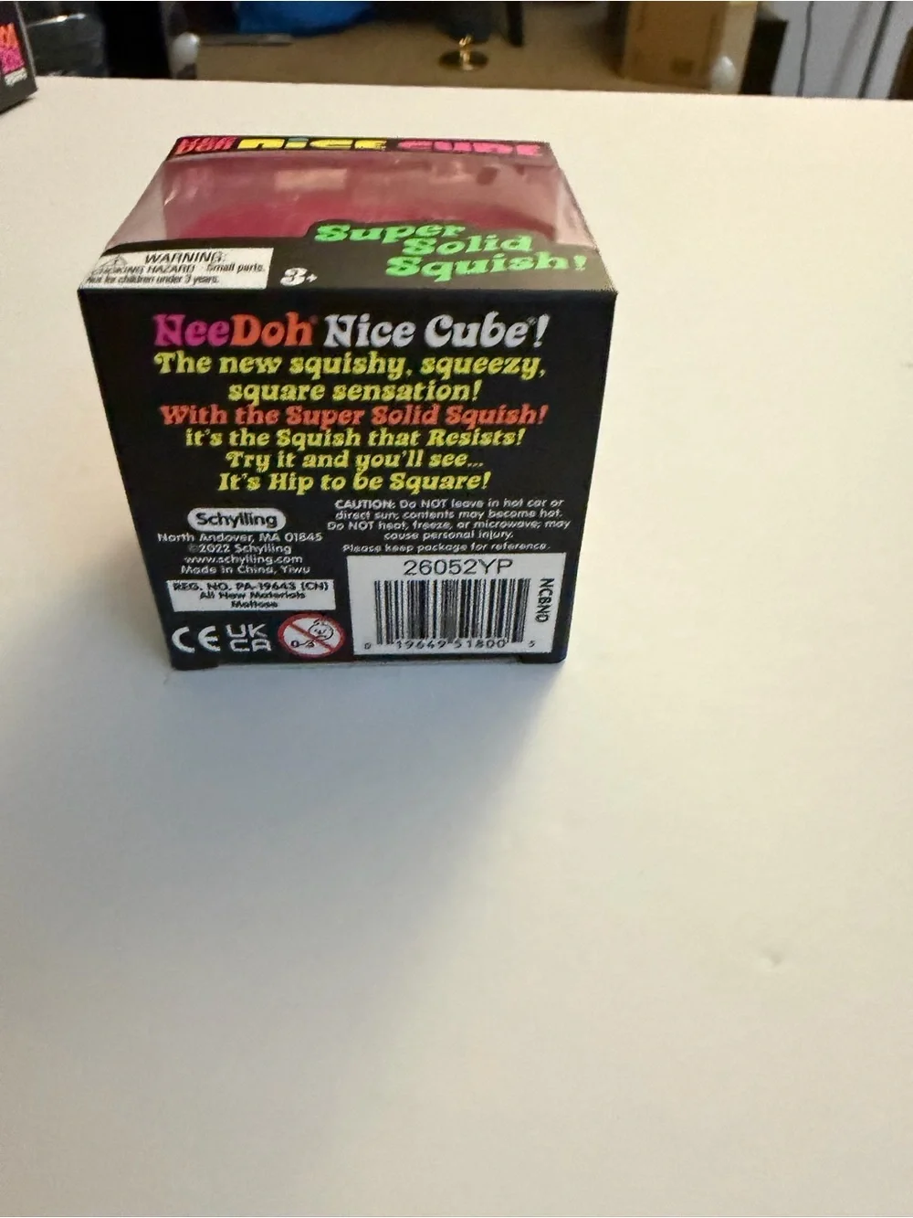 Needoh Nice Cube - Pink Squishy